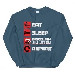 EL FIGHT Eat, Sleep, Jiu Jitsu, Repeat - Unisex Sweatshirt 12 EL FIGHT Eat, Sleep, Jiu Jitsu, Repeat - Unisex Sweatshirt