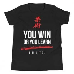 EL FIGHT Jiu Jitsu - Win Or Learn - Youth Short Sleeve T-Shirt Apparel