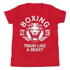 EL FIGHT Boxing Train Like A Beast - Youth Short Sleeve T-Shirt Apparel