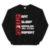 EL FIGHT Eat, Sleep, Jiu Jitsu, Repeat - Unisex Sweatshirt