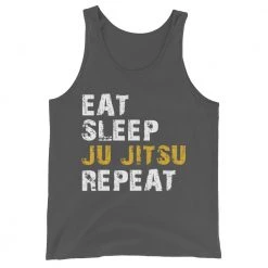 EL FIGHT Jiu Jitsu - Eat, Sleep, Repeat - Unisex Tank Top Apparel