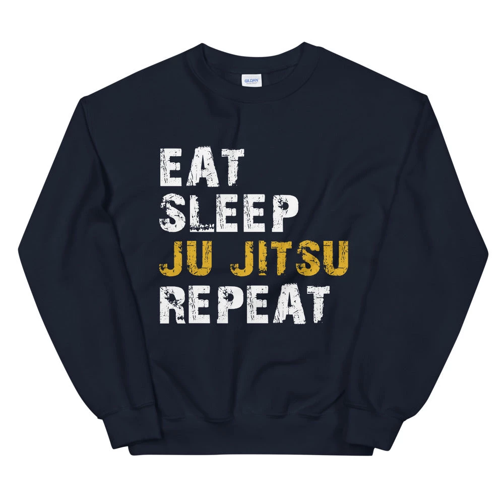 EL FIGHT Jiu Jitsu - Eat Sleep Repeat -Unisex Sweatshirt 5 EL FIGHT Jiu Jitsu - Eat Sleep Repeat -Unisex Sweatshirt
