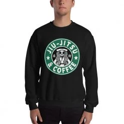 EL FIGHT Jiu Jitsu And Coffee Unisex Sweatshirt