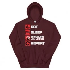 EL FIGHT Apparel Eat, Sleep, Jiu Jitsu, Repeat - Unisex Hoodie