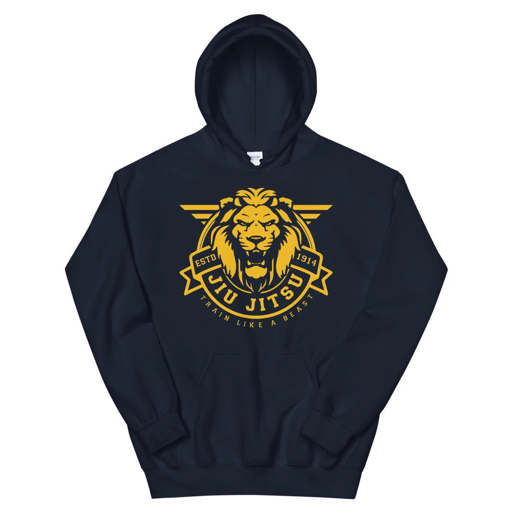 EL FIGHT Jiu Jitsu - Train Like A Beast - Unisex Hoodie Apparel 5 EL FIGHT Jiu Jitsu - Train Like A Beast - Unisex Hoodie Apparel
