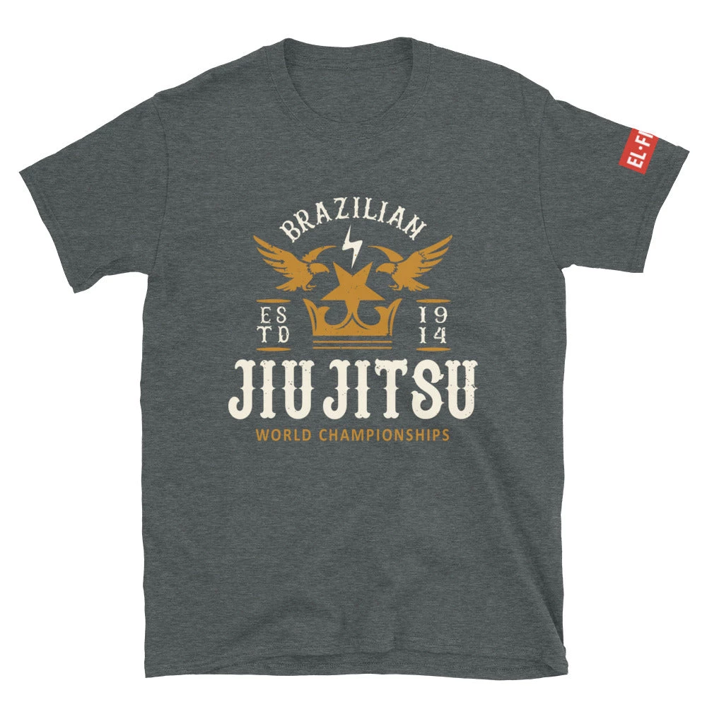 EL FIGHT Brazilian Jiu Jitsu - Short-Sleeve Unisex T-Shirt Apparel 5 EL FIGHT Brazilian Jiu Jitsu - Short-Sleeve Unisex T-Shirt Apparel