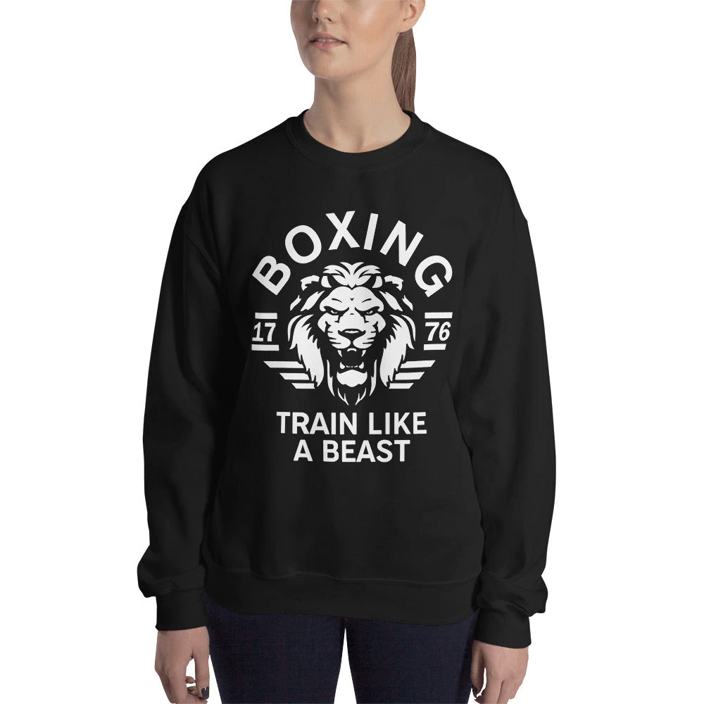 EL FIGHT Apparel Boxing Train Like A Beast - Unisex Sweatshirt 3 EL FIGHT Apparel Boxing Train Like A Beast - Unisex Sweatshirt