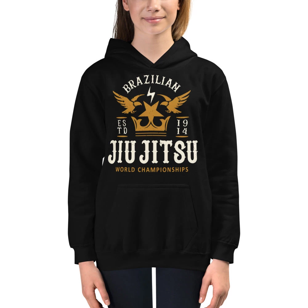 EL FIGHT Jiu Jitsu World Championships - Kids Hoodie 3 EL FIGHT Jiu Jitsu World Championships - Kids Hoodie