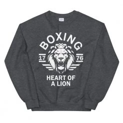 EL FIGHT Boxing Heart Of A Lion - Unisex Sweatshirt