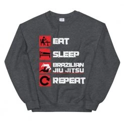 EL FIGHT Eat, Sleep, Jiu Jitsu, Repeat - Unisex Sweatshirt 10 EL FIGHT Eat, Sleep, Jiu Jitsu, Repeat - Unisex Sweatshirt