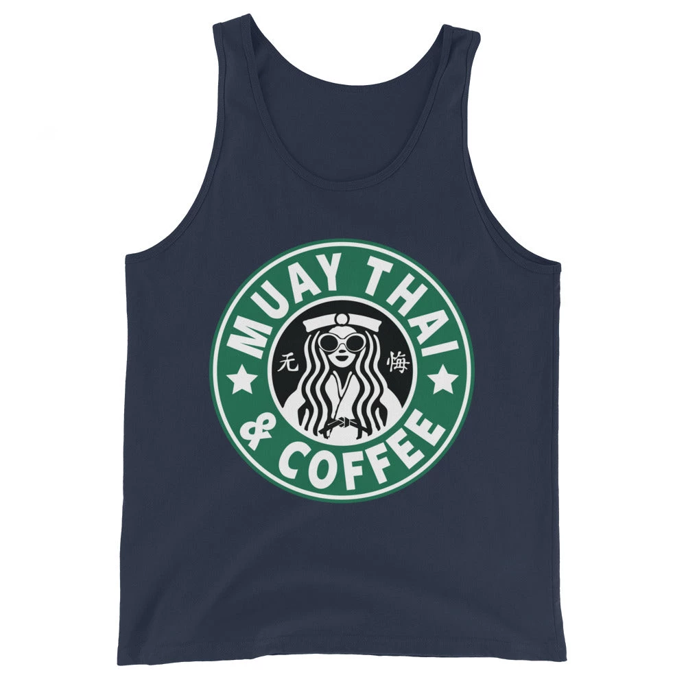 EL FIGHT Apparel Muay Thai And Coffee - Unisex Tank Top 6 EL FIGHT Apparel Muay Thai And Coffee - Unisex Tank Top