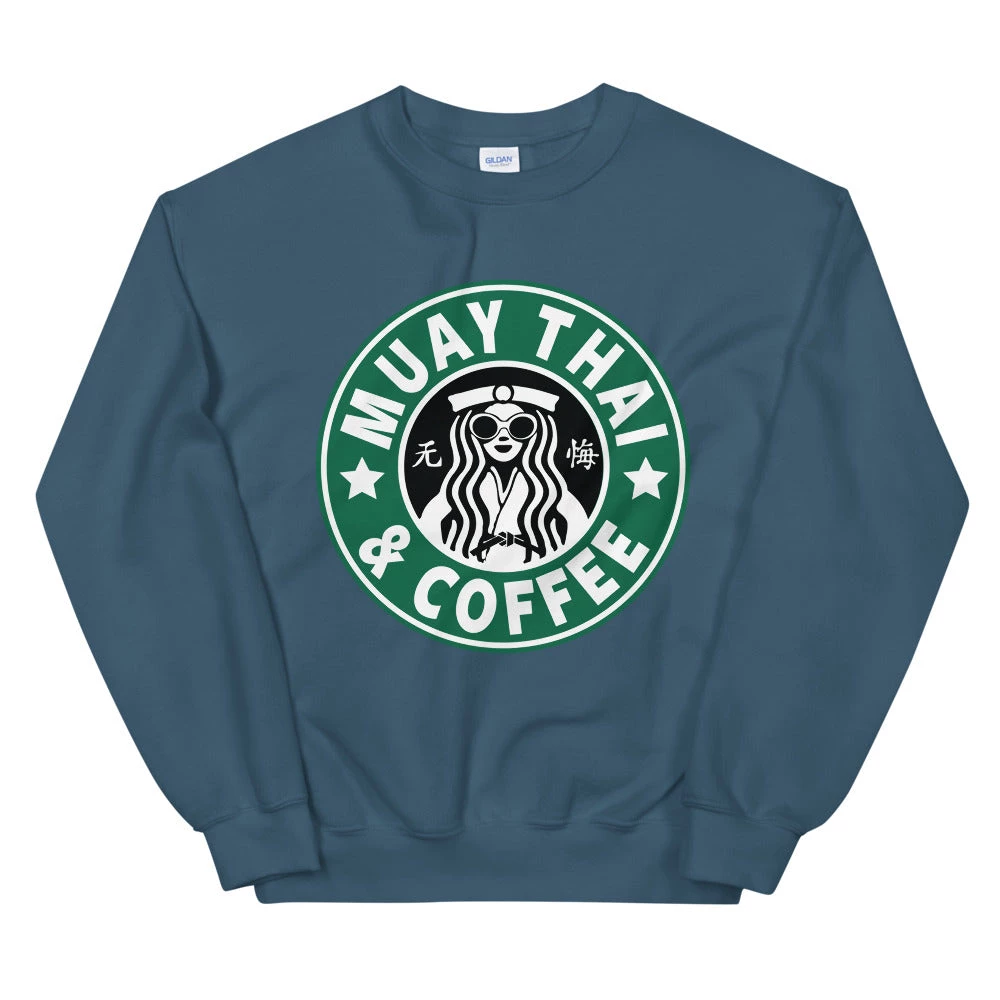 EL FIGHT Muay Thai And Coffee - Unisex Sweatshirt Apparel 8 EL FIGHT Muay Thai And Coffee - Unisex Sweatshirt Apparel