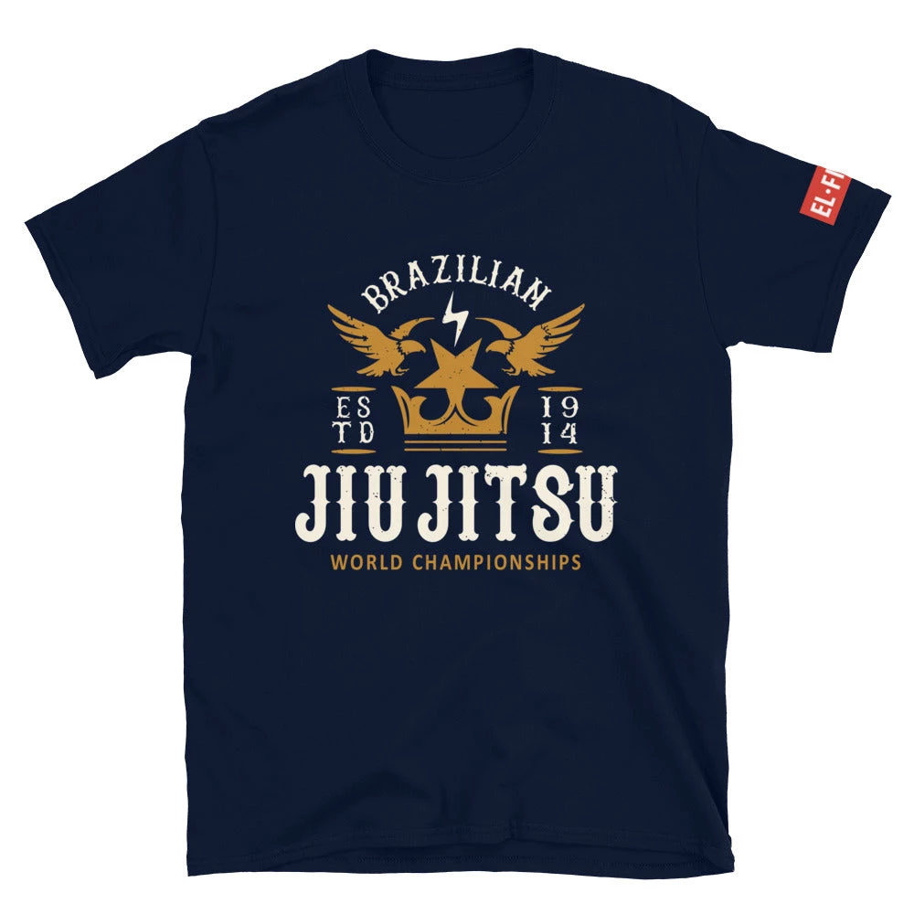 EL FIGHT Brazilian Jiu Jitsu - Short-Sleeve Unisex T-Shirt Apparel 4 EL FIGHT Brazilian Jiu Jitsu - Short-Sleeve Unisex T-Shirt Apparel