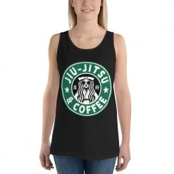 EL FIGHT Apparel Jiu Jitsu And Coffee - Unisex Tank Top