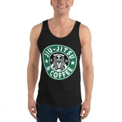 EL FIGHT Apparel Jiu Jitsu And Coffee - Unisex Tank Top