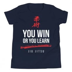 EL FIGHT Jiu Jitsu - Win Or Learn - Youth Short Sleeve T-Shirt Apparel