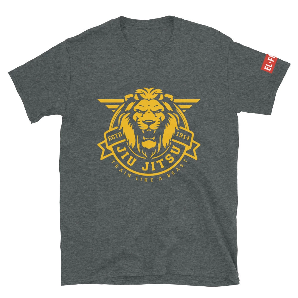 EL FIGHT Jiu Jitsu Train Like A Beast - Short-Sleeve Unisex T-Shirt Apparel 5 EL FIGHT Jiu Jitsu Train Like A Beast - Short-Sleeve Unisex T-Shirt Apparel