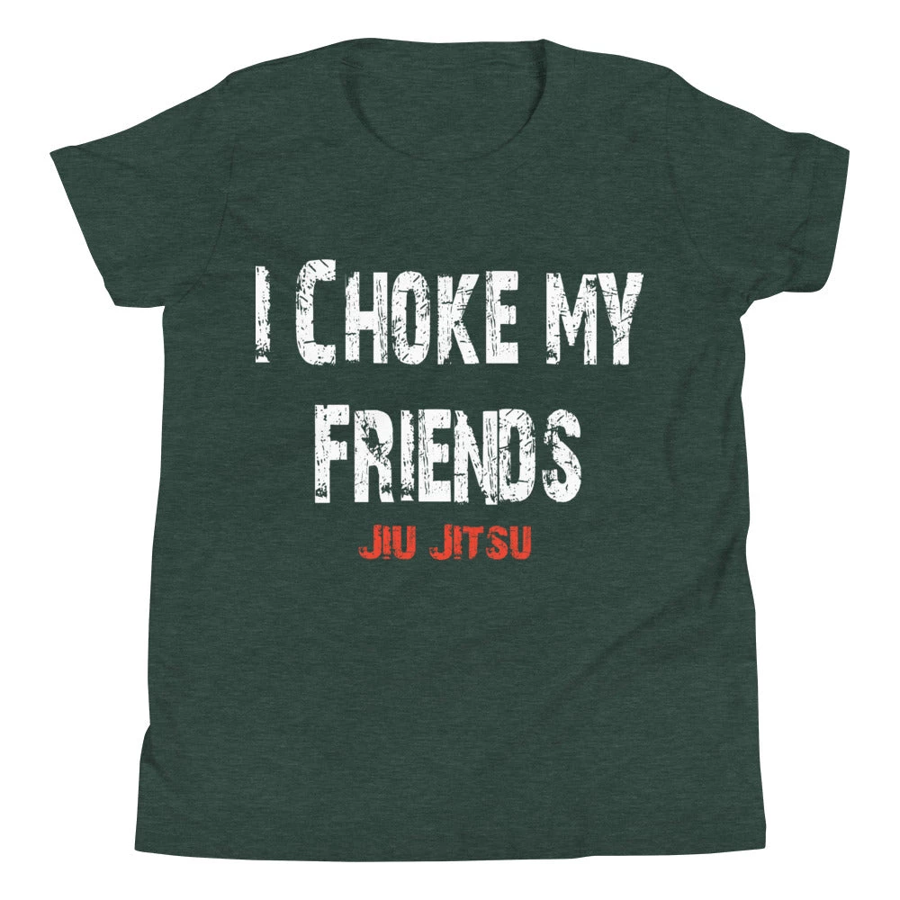 EL FIGHT I Choke My Friends - Youth Short Sleeve T-Shirt Apparel 2 EL FIGHT I Choke My Friends - Youth Short Sleeve T-Shirt Apparel