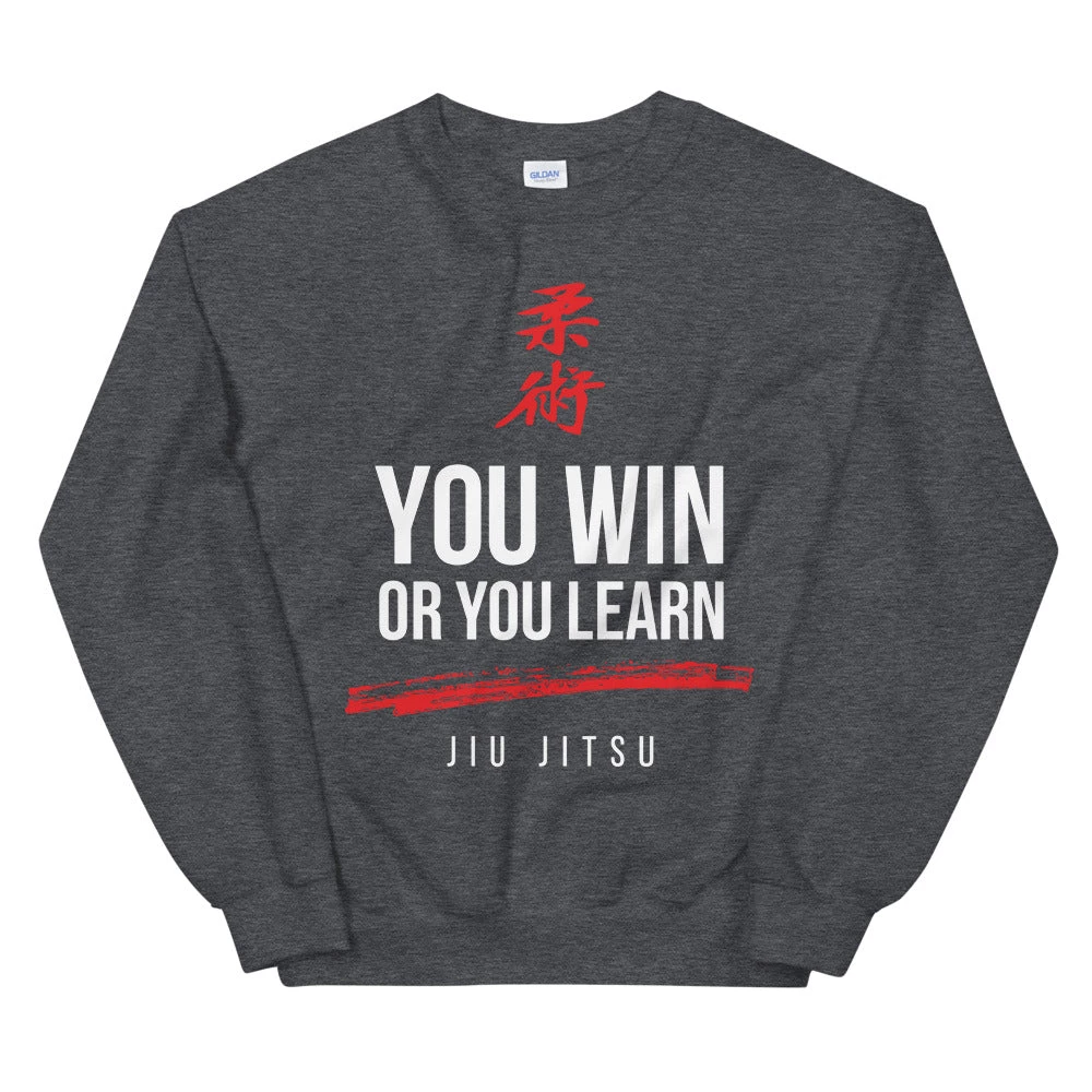EL FIGHT Apparel Jiu Jitsu Win Or Learn - Unisex Sweatshirt 4 EL FIGHT Apparel Jiu Jitsu Win Or Learn - Unisex Sweatshirt