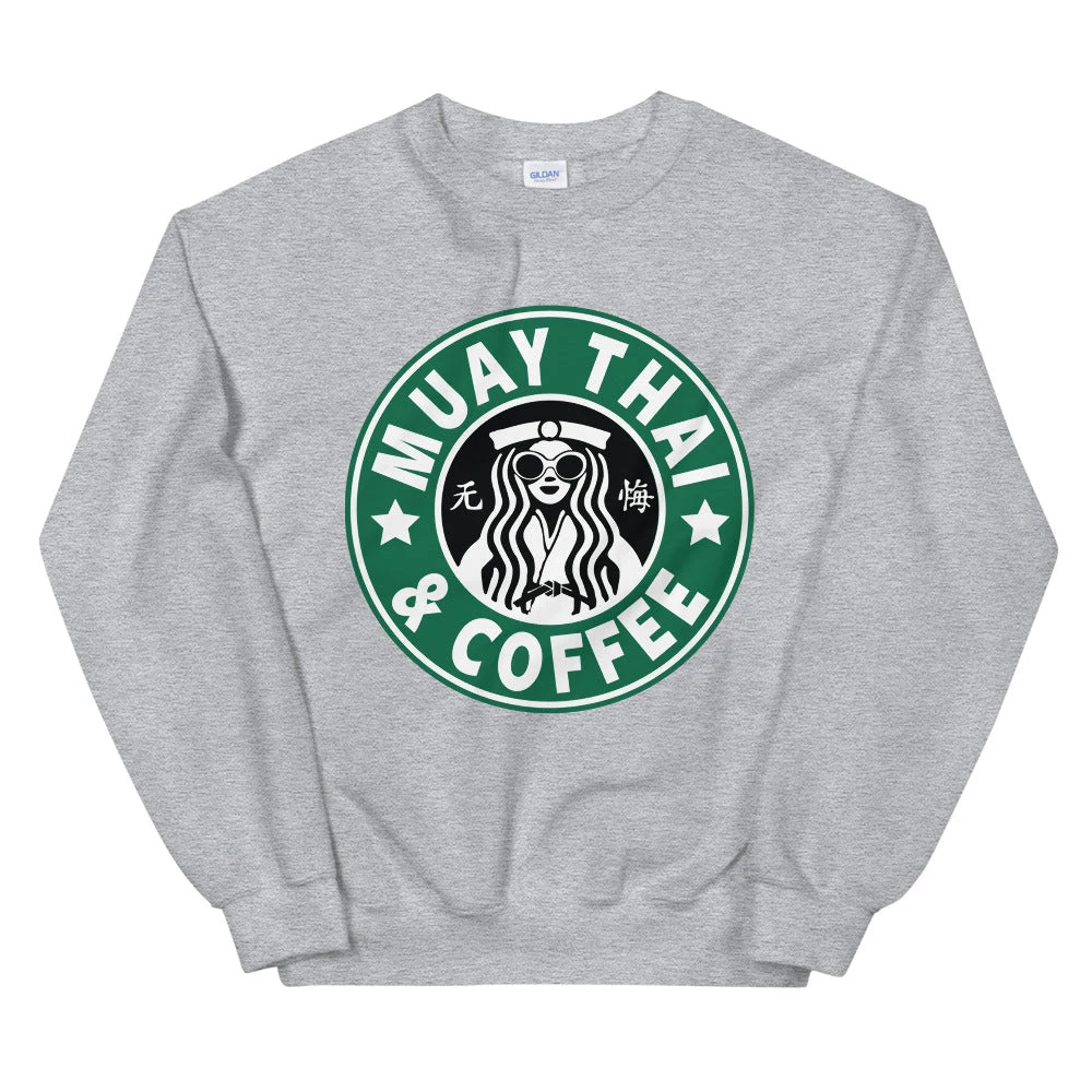 EL FIGHT Muay Thai And Coffee - Unisex Sweatshirt Apparel 7 EL FIGHT Muay Thai And Coffee - Unisex Sweatshirt Apparel