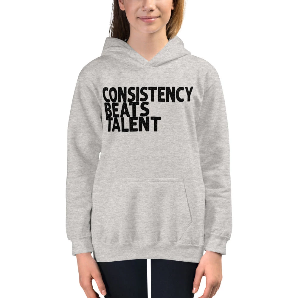 EL FIGHT Consistency Beats Talent - Kids Hoodie 3 EL FIGHT Consistency Beats Talent - Kids Hoodie