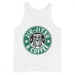 EL FIGHT Apparel Jiu Jitsu And Coffee - Unisex Tank Top