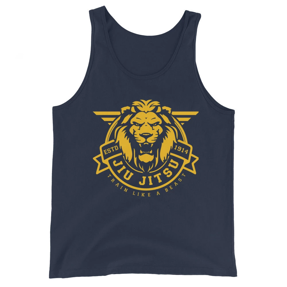 EL FIGHT Jiu Jitsu Train Like A Beast - Unisex Tank Top Apparel 6 EL FIGHT Jiu Jitsu Train Like A Beast - Unisex Tank Top Apparel
