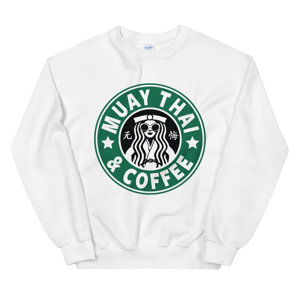 EL FIGHT Muay Thai And Coffee - Unisex Sweatshirt Apparel 1 EL FIGHT Muay Thai And Coffee - Unisex Sweatshirt Apparel