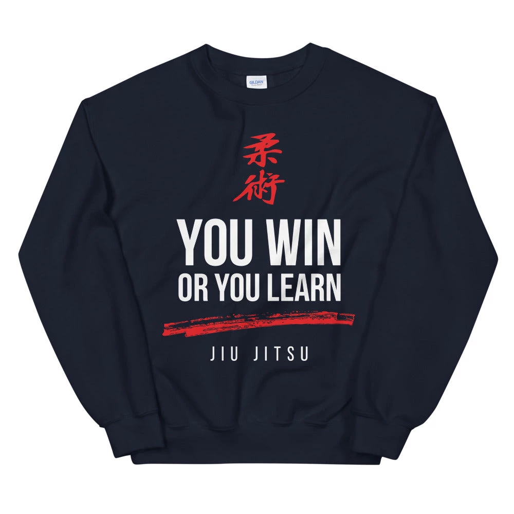 EL FIGHT Apparel Jiu Jitsu Win Or Learn - Unisex Sweatshirt 5 EL FIGHT Apparel Jiu Jitsu Win Or Learn - Unisex Sweatshirt