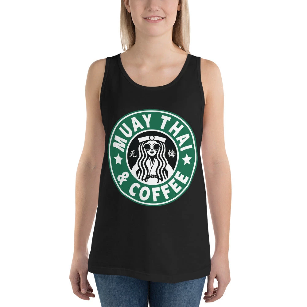 EL FIGHT Apparel Muay Thai And Coffee - Unisex Tank Top 3 EL FIGHT Apparel Muay Thai And Coffee - Unisex Tank Top