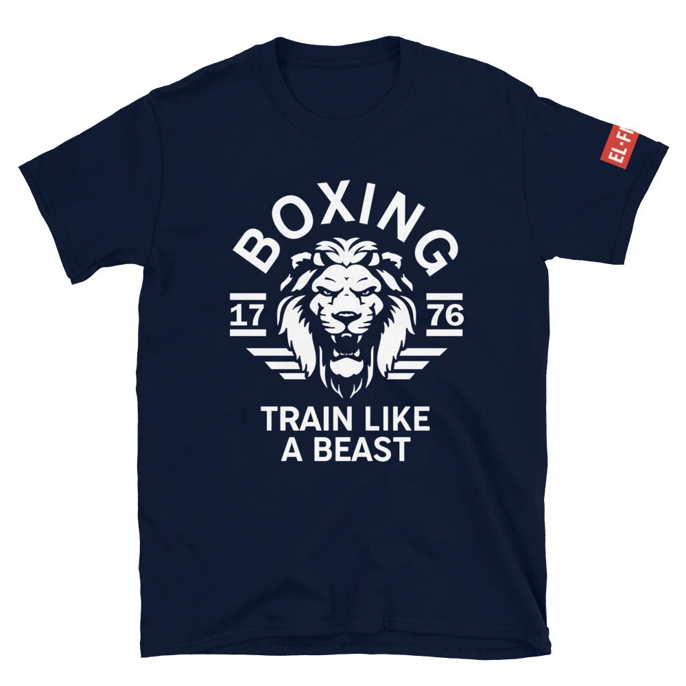 EL FIGHT Boxing Train Like A Beast - Short-Sleeve Unisex T-Shirt Apparel 4 EL FIGHT Boxing Train Like A Beast - Short-Sleeve Unisex T-Shirt Apparel