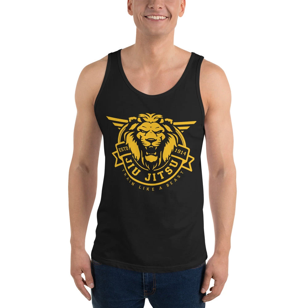 EL FIGHT Jiu Jitsu Train Like A Beast - Unisex Tank Top Apparel 2 EL FIGHT Jiu Jitsu Train Like A Beast - Unisex Tank Top Apparel