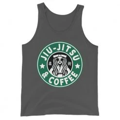 EL FIGHT Apparel Jiu Jitsu And Coffee - Unisex Tank Top