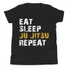 EL FIGHT Eat, Sleep, Jiu Jitsu, Repeat - Youth Short Sleeve T-Shirt
