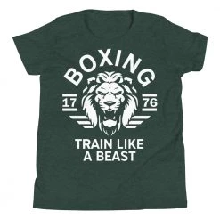 EL FIGHT Boxing Train Like A Beast - Youth Short Sleeve T-Shirt Apparel