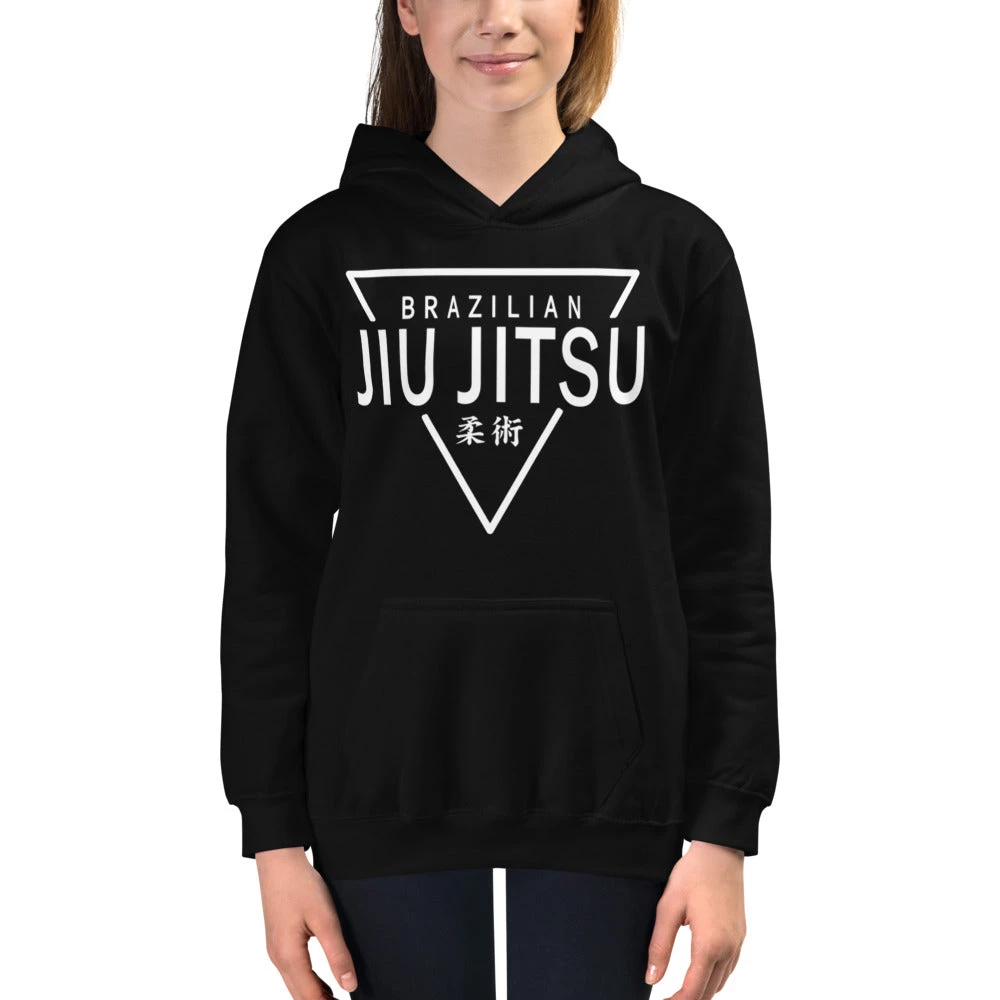 EL FIGHT Jiu Jitsu Triangle - Kids Hoodie Apparel 3 EL FIGHT Jiu Jitsu Triangle - Kids Hoodie Apparel