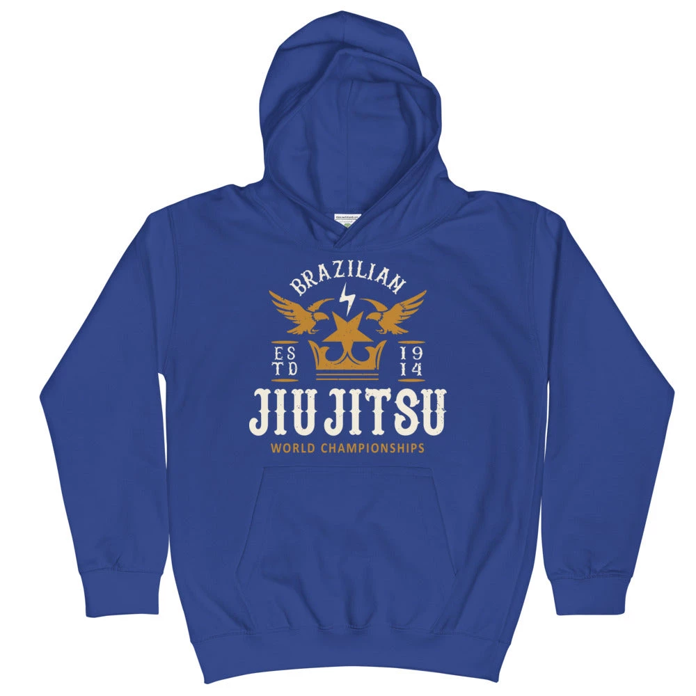 EL FIGHT Jiu Jitsu World Championships - Kids Hoodie 4 EL FIGHT Jiu Jitsu World Championships - Kids Hoodie
