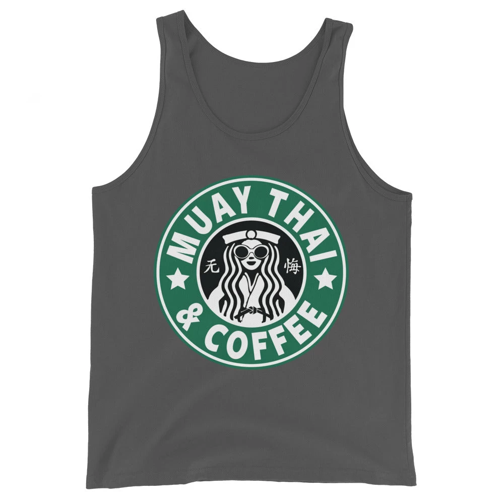 EL FIGHT Apparel Muay Thai And Coffee - Unisex Tank Top 5 EL FIGHT Apparel Muay Thai And Coffee - Unisex Tank Top