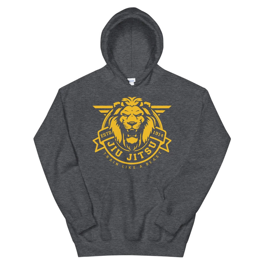 EL FIGHT Jiu Jitsu - Train Like A Beast - Unisex Hoodie Apparel 4 EL FIGHT Jiu Jitsu - Train Like A Beast - Unisex Hoodie Apparel