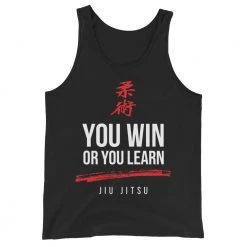 EL FIGHT Jiu Jitsu, Win Or Learn - Unisex Tank Top Apparel