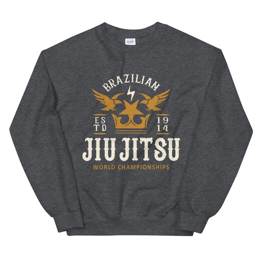 EL FIGHT Jiu Jitsu World Champion - Unisex Sweatshirt Apparel 4 EL FIGHT Jiu Jitsu World Champion - Unisex Sweatshirt Apparel