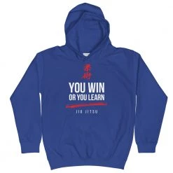 EL FIGHT Apparel Jiu Jitsu - Win Or Learn - Kids Hoodie 7 EL FIGHT Apparel Jiu Jitsu - Win Or Learn - Kids Hoodie