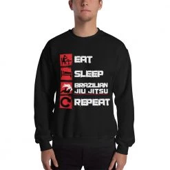 EL FIGHT Eat, Sleep, Jiu Jitsu, Repeat - Unisex Sweatshirt