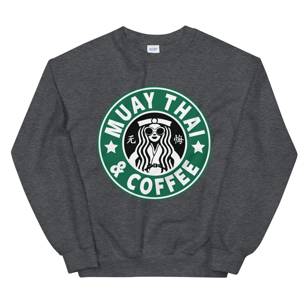 EL FIGHT Muay Thai And Coffee - Unisex Sweatshirt Apparel 5 EL FIGHT Muay Thai And Coffee - Unisex Sweatshirt Apparel