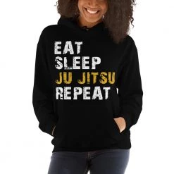EL FIGHT Apparel Jiu Jitsu - Eat Sleep Repeat - Unisex Hoodie 9 EL FIGHT Apparel Jiu Jitsu - Eat Sleep Repeat - Unisex Hoodie