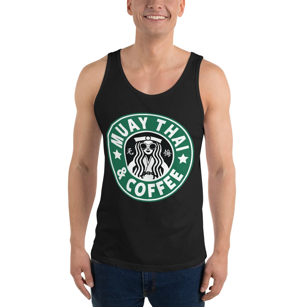 EL FIGHT Apparel Muay Thai And Coffee - Unisex Tank Top 2 EL FIGHT Apparel Muay Thai And Coffee - Unisex Tank Top
