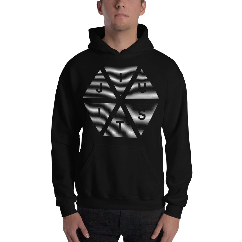 EL FIGHT Jiu Jitsu Lines - Unisex Hoodie Apparel 2 EL FIGHT Jiu Jitsu Lines - Unisex Hoodie Apparel