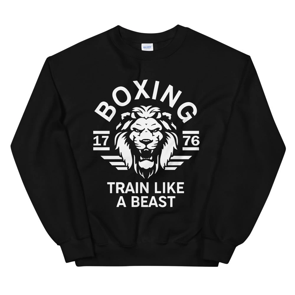 EL FIGHT Apparel Boxing Train Like A Beast - Unisex Sweatshirt 1 EL FIGHT Apparel Boxing Train Like A Beast - Unisex Sweatshirt