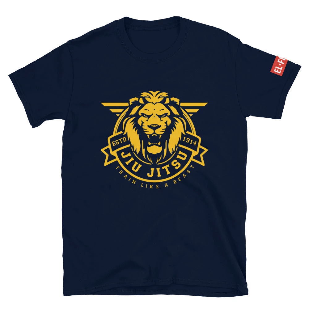 EL FIGHT Jiu Jitsu Train Like A Beast - Short-Sleeve Unisex T-Shirt Apparel 4 EL FIGHT Jiu Jitsu Train Like A Beast - Short-Sleeve Unisex T-Shirt Apparel