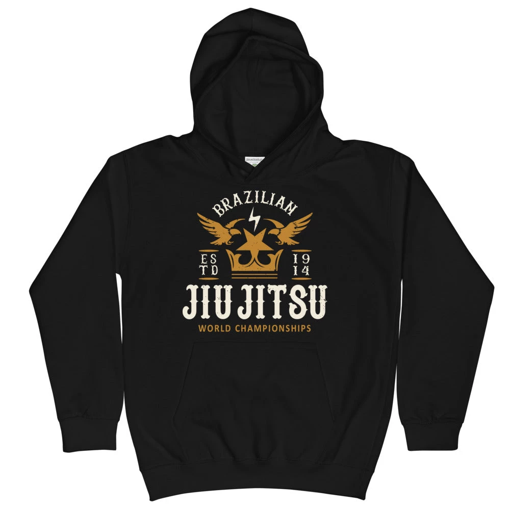 EL FIGHT Jiu Jitsu World Championships - Kids Hoodie 1 EL FIGHT Jiu Jitsu World Championships - Kids Hoodie